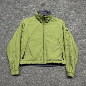VTG Nike ACG Jacket Womens Small Green Blue Reversible Outdoor Hiking Gorpcore